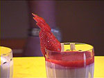 Kochvideo Bayerische Creme mit Erdbeermark